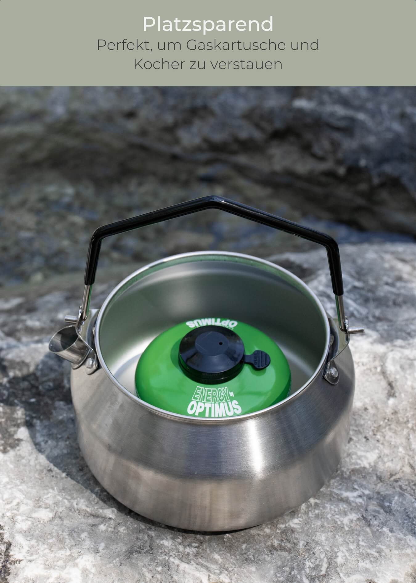 Wasserkessel aus Edelstahl - Lambda Coffee