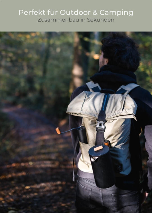 Kaffeemühle manuell mit Keramik-Mahlwerk - Lambda Coffee