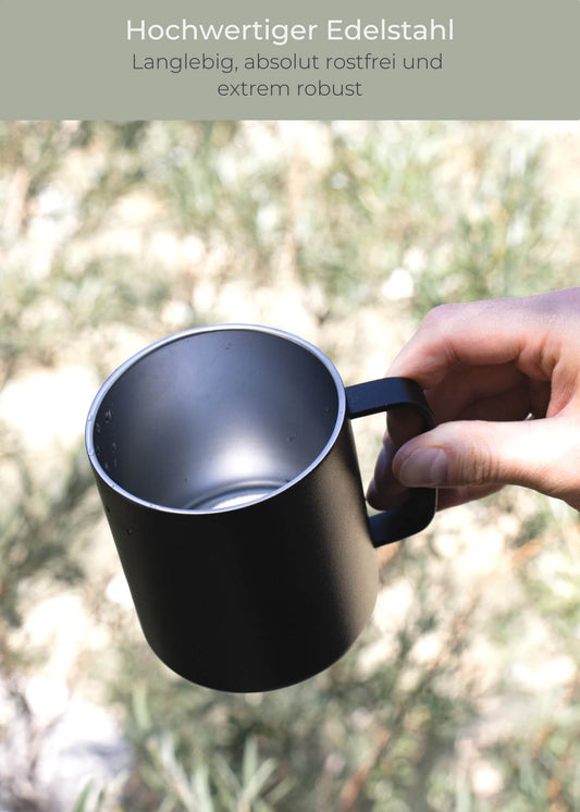 Thermobecher Edelstahl - 360ml - Lambda Coffee