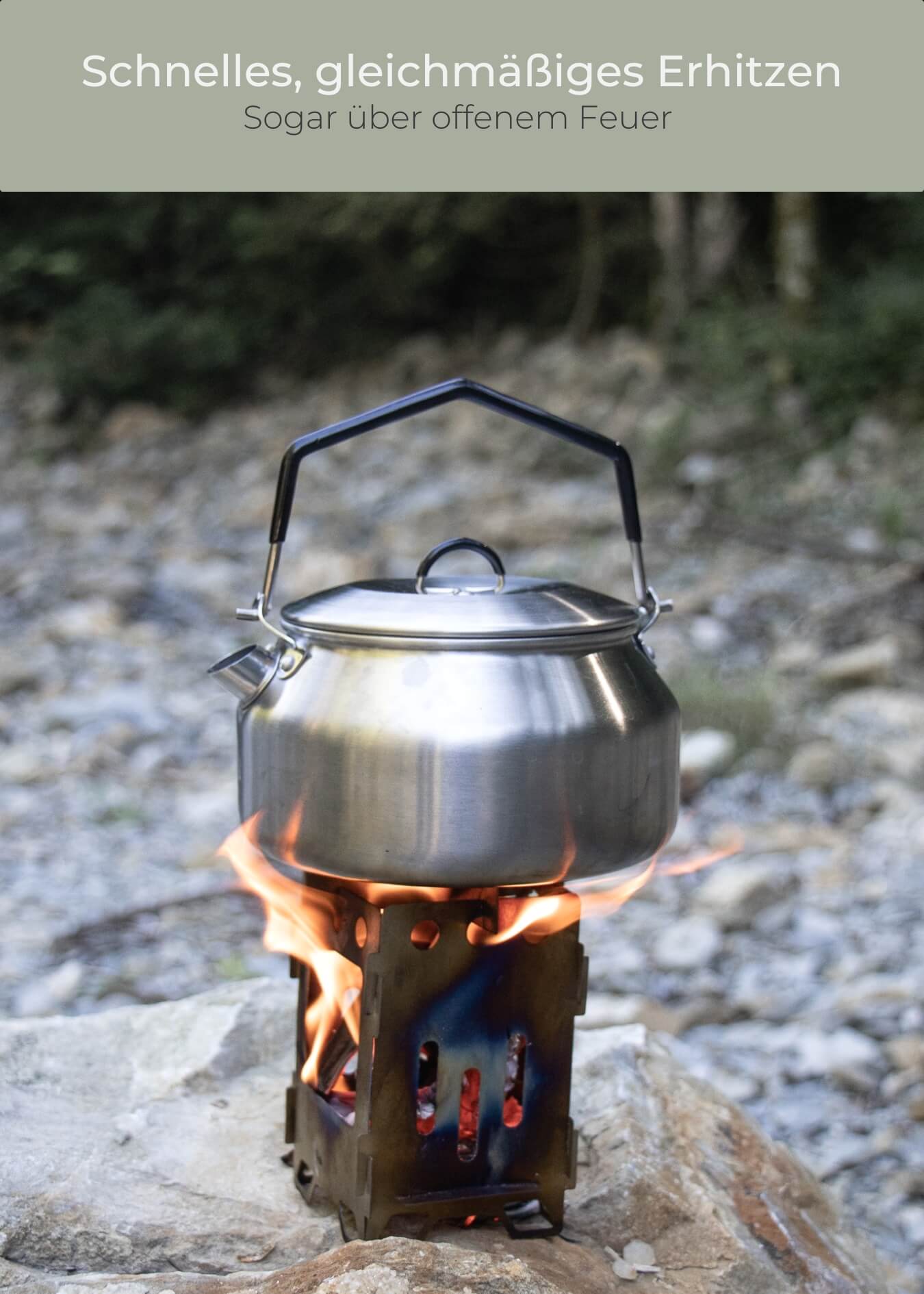 Wasserkessel aus Edelstahl - Lambda Coffee