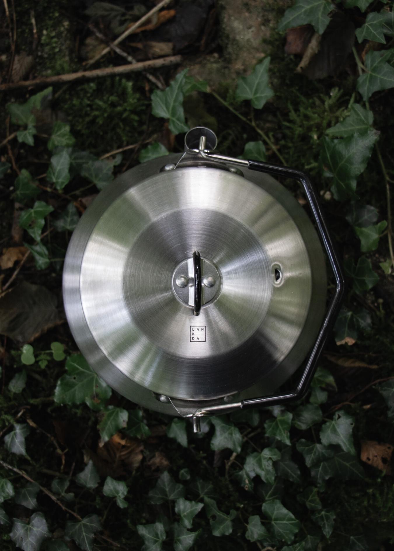 Wasserkessel aus Edelstahl - Lambda Coffee