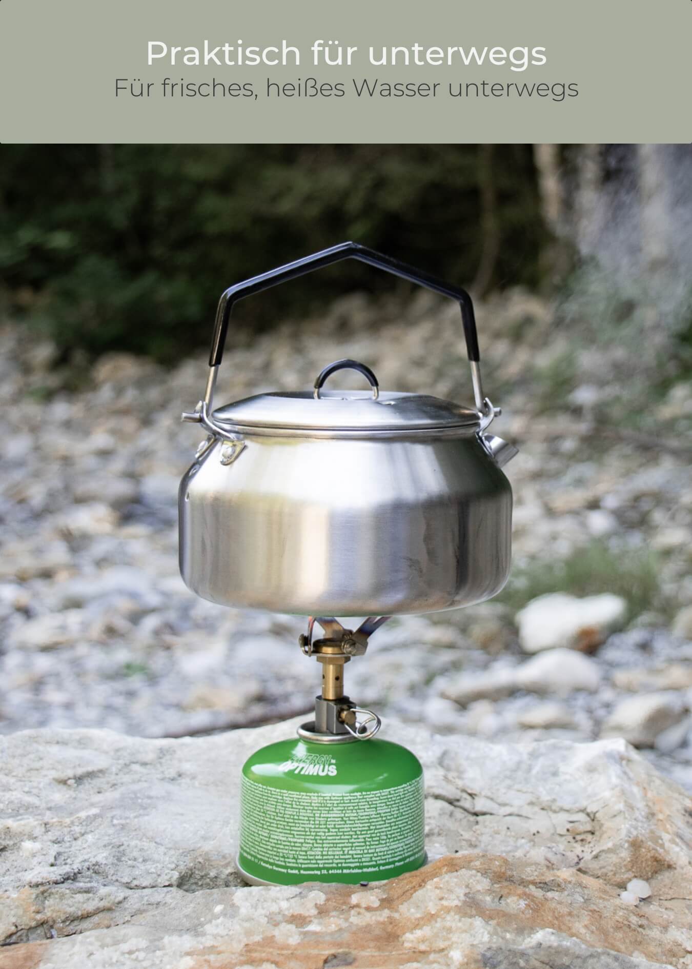 Wasserkessel aus Edelstahl - Lambda Coffee