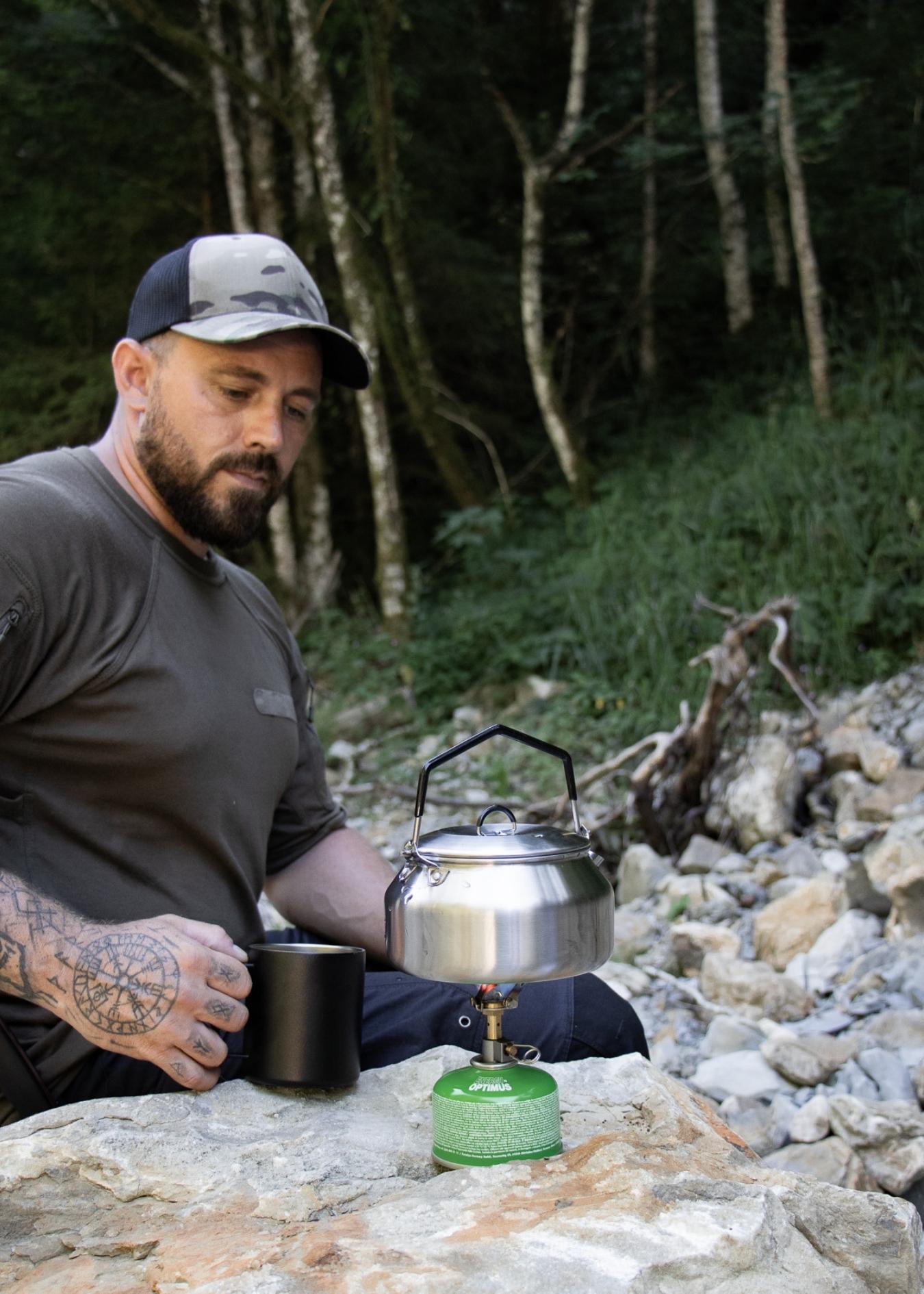 Wasserkessel aus Edelstahl - Lambda Coffee