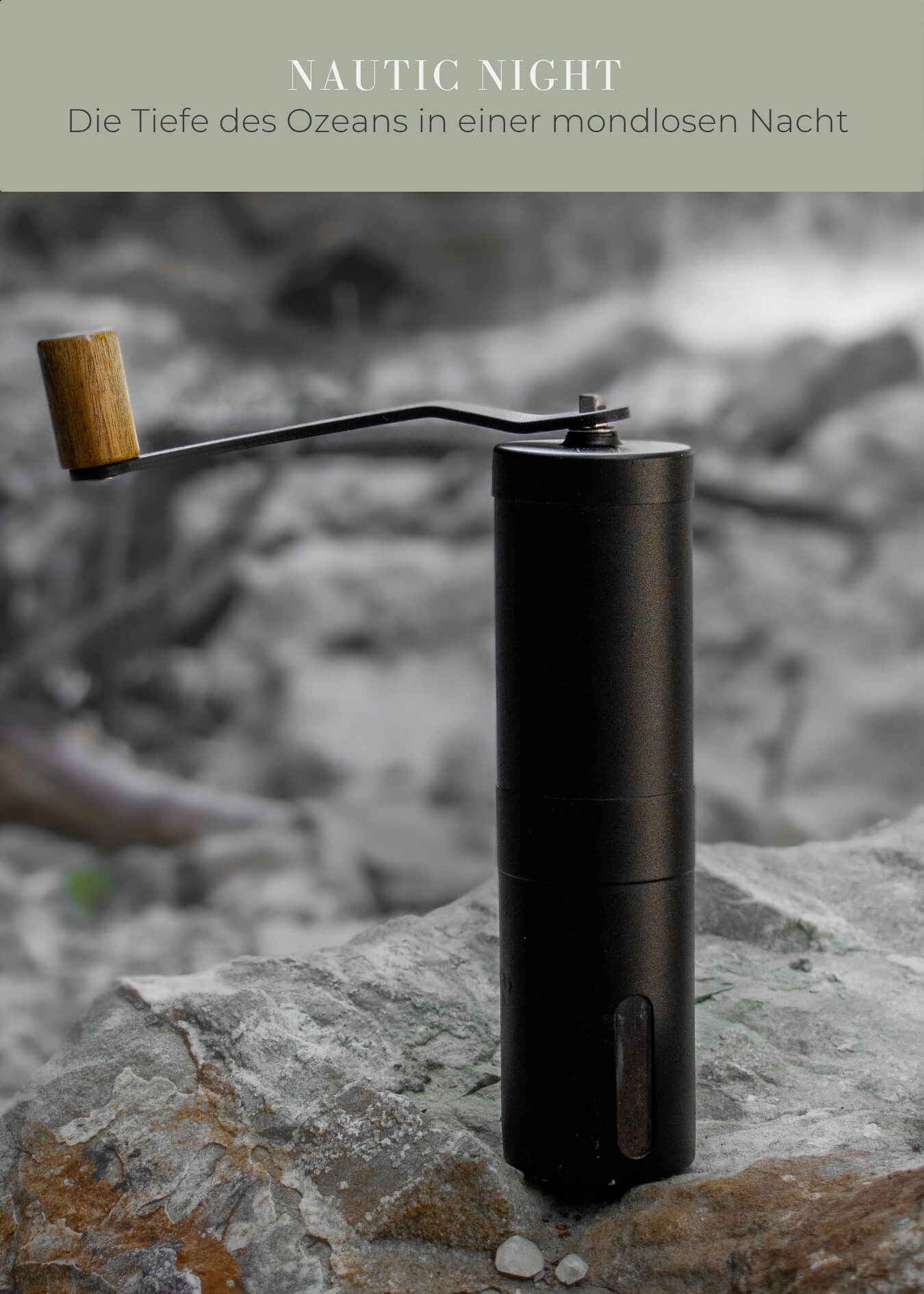 Kaffeemühle manuell mit Keramik-Mahlwerk - Lambda Coffee