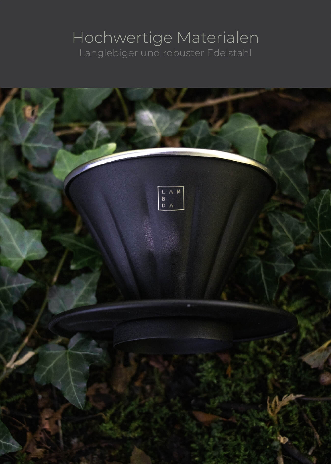 Lambda Coffee Hand_Kaffeefilter_aus_Edelstahl_Coffee_Dripper