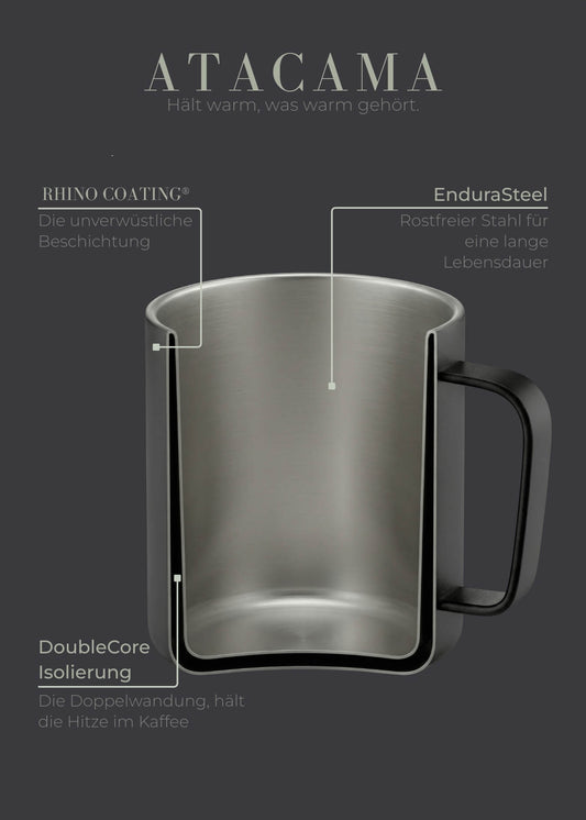 Thermobecher Edelstahl - 360ml - TRAIL PASS ONLY - Lambda Coffee