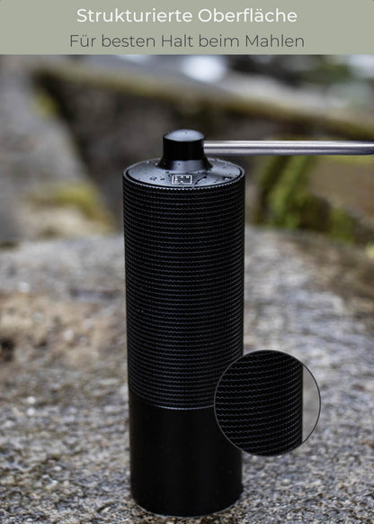 Kaffeemühle manuell mit Edelstahl-Mahlwerk