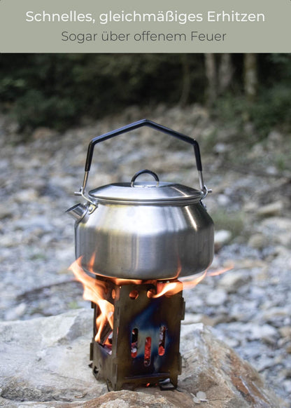 Wasserkessel aus Edelstahl