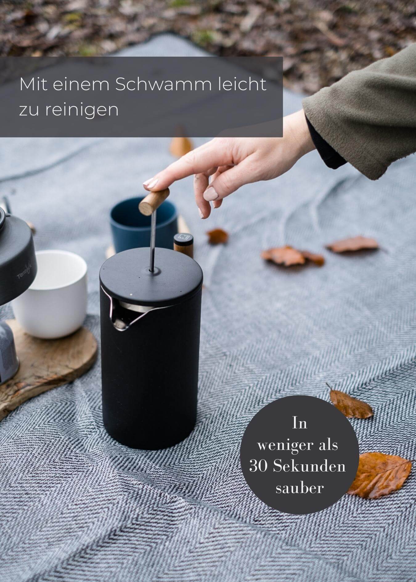 Thermo French Press aus Edelstahl