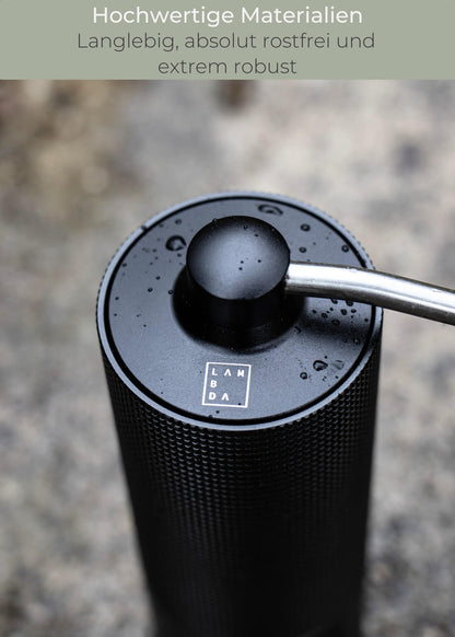 Kaffeemühle manuell mit Edelstahl-Mahlwerk
