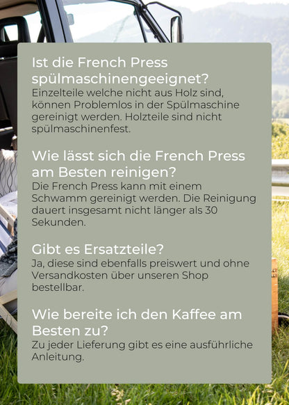 Thermo French Press aus Edelstahl