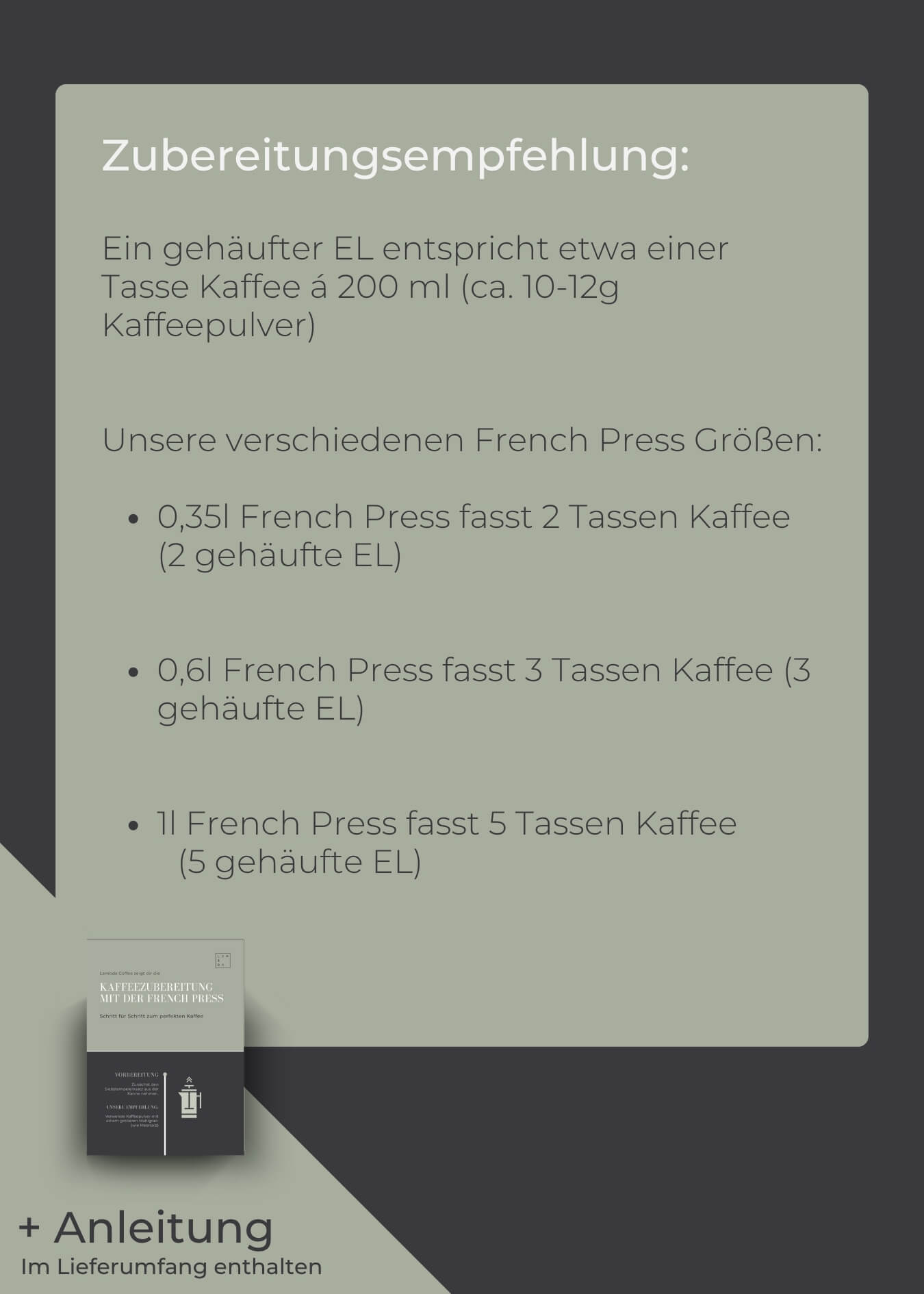 Thermo French Press aus Edelstahl