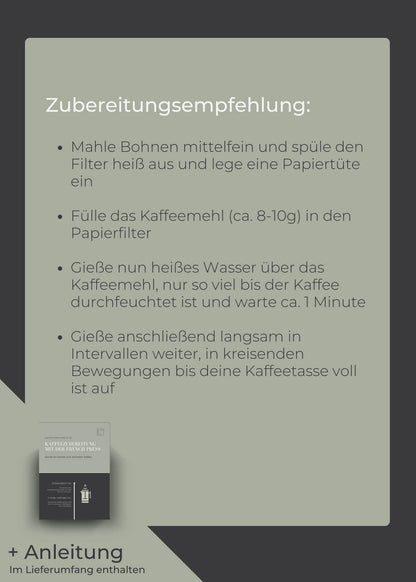 Hand Kaffeefilter aus Edelstahl (inkl. 10 Filter) - Lambda Coffee