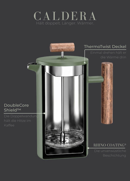 Thermo French Press aus Edelstahl - Lambda Coffee