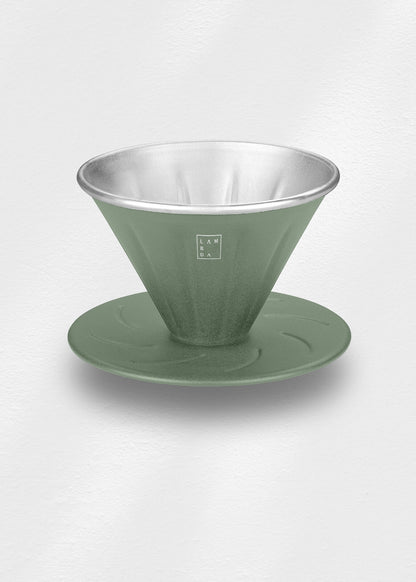 Hand Kaffeefilter aus Edelstahl (inkl. 10 Filter)