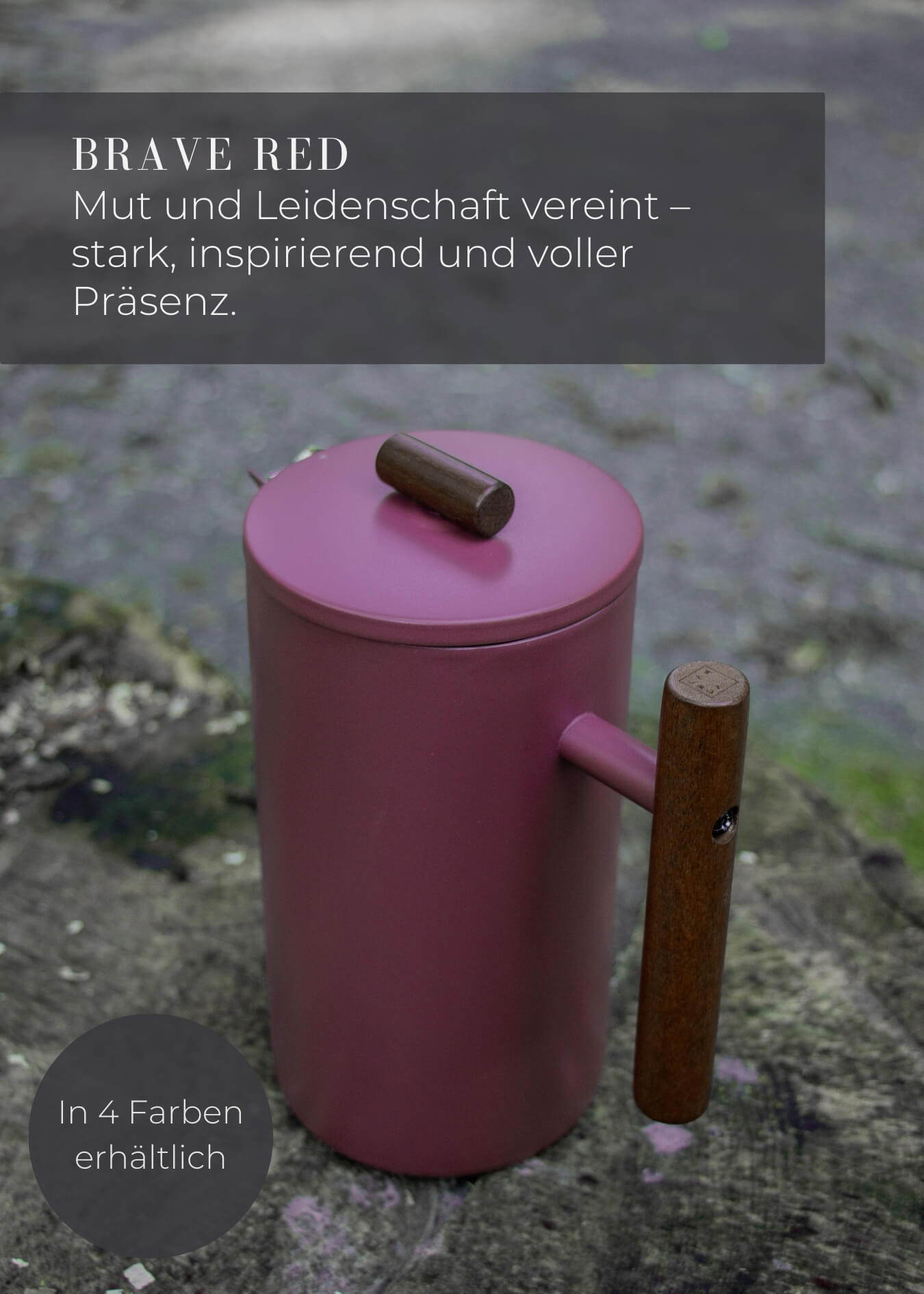 Thermo French Press aus Edelstahl