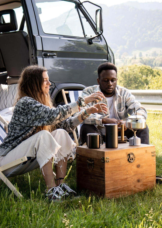 French Press, Kaffeemühle & Thermo Becher - Lambda Coffee