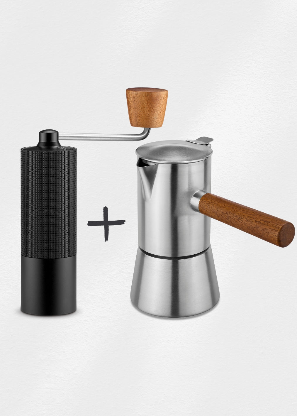 Spar-Set: Espressokocher & Kaffeemühle