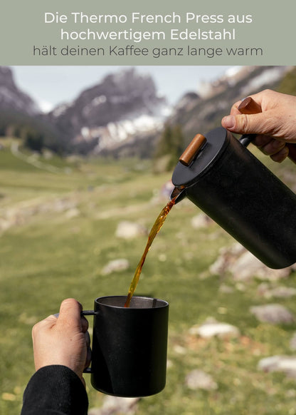 Holzkanister - Kaffeezubereitung
