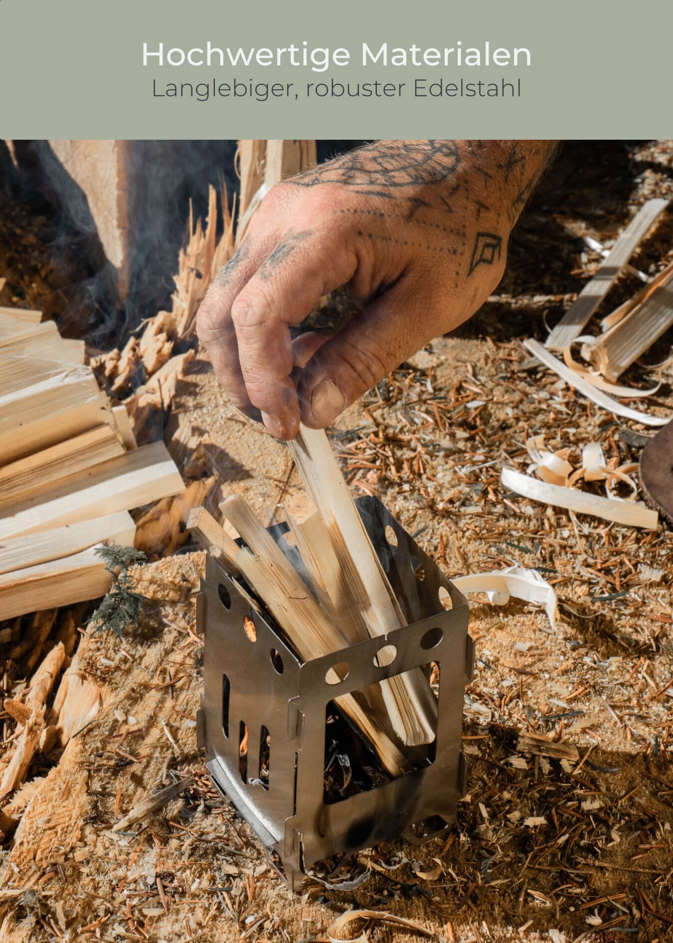 Woodbox aus Edelstahl - Lambda Coffee