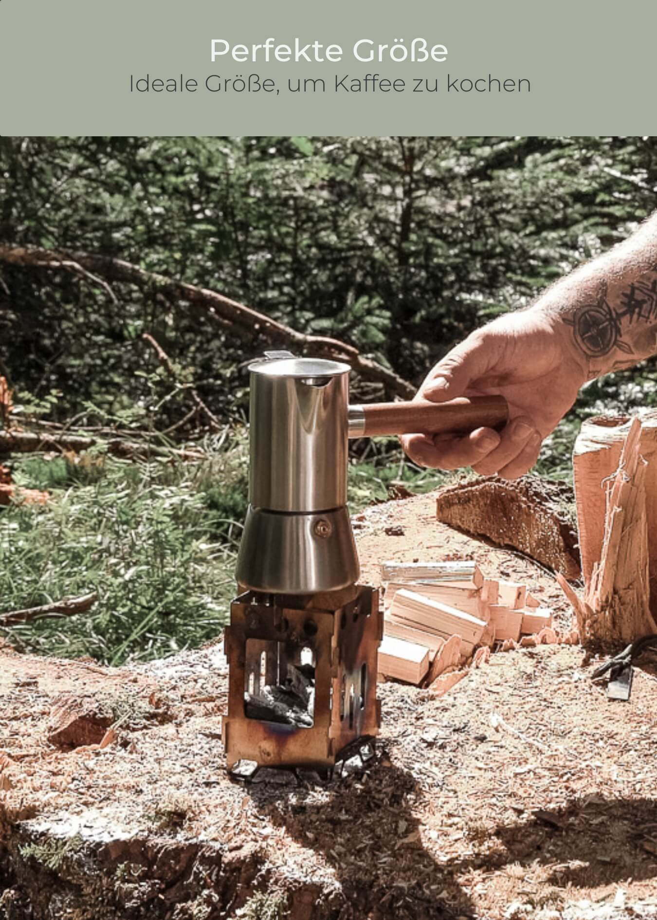 Woodbox aus Edelstahl - Lambda Coffee