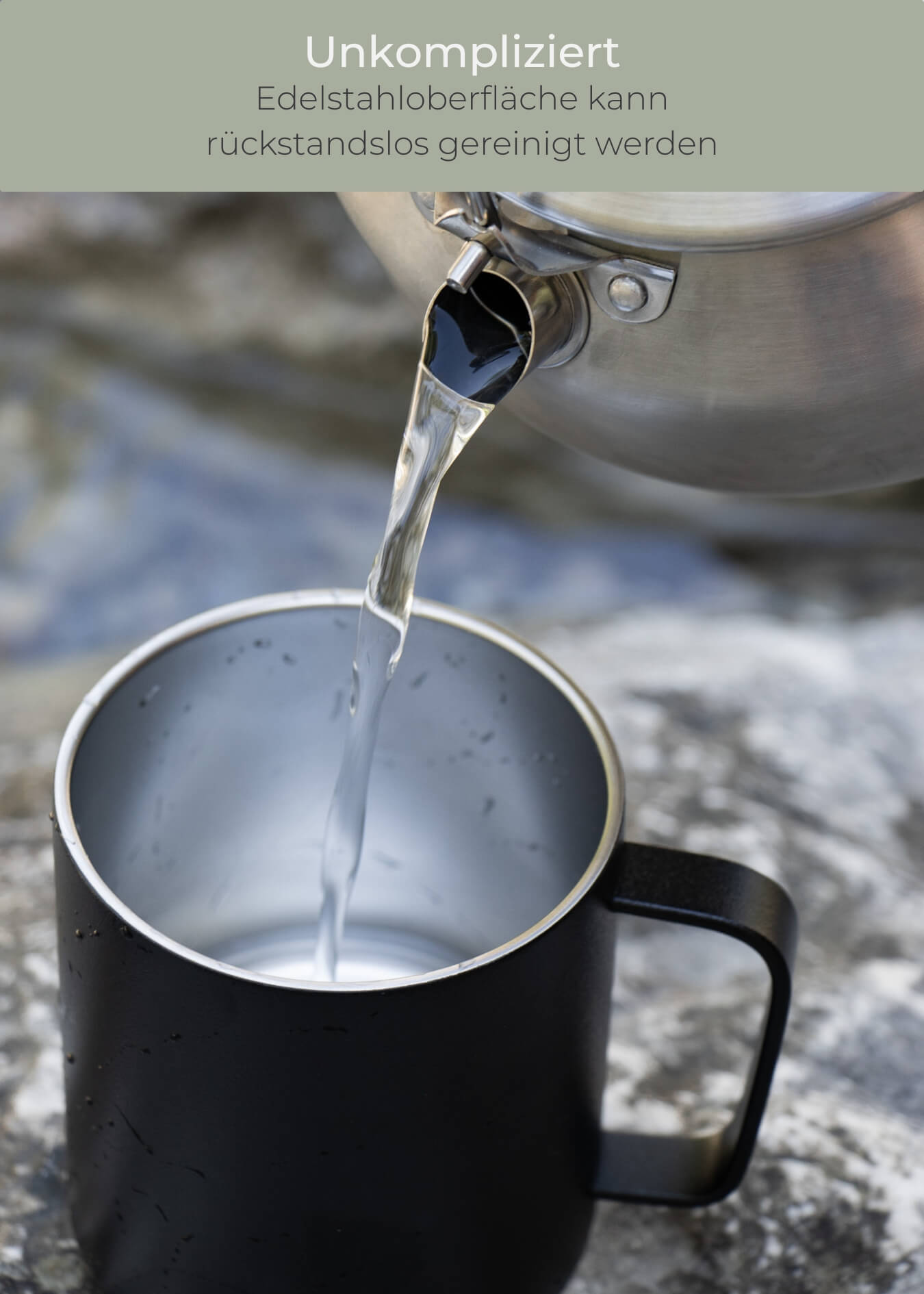 Thermobecher Edelstahl - 360ml - Lambda Coffee