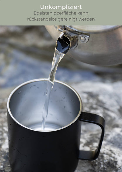 Thermobecher Edelstahl - 360ml - Lambda Coffee